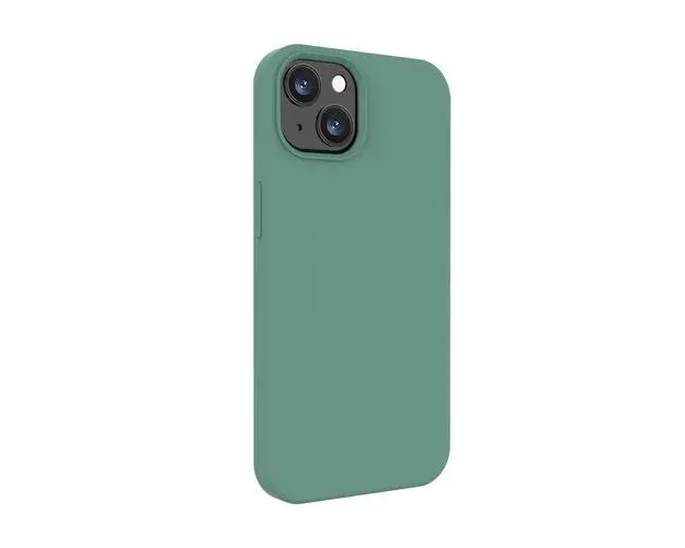 Husa Protectie Spate Lemontti Liquid Silicon LHLSI13FG pentru iPhone 13 (Verde)