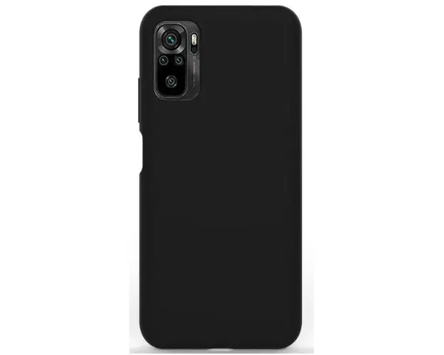 Protectie Spate Lemontti Liquid Silicon LEMHLSXRN105GBK pentru Xiaomi Redmi Note 10 5G (Negru)