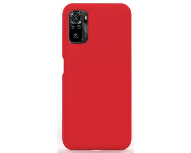 Protectie Spate Lemontti Liquid Silicon LEMHLSXRN105GR pentru Xiaomi Redmi Note 10 5G (Rosu)