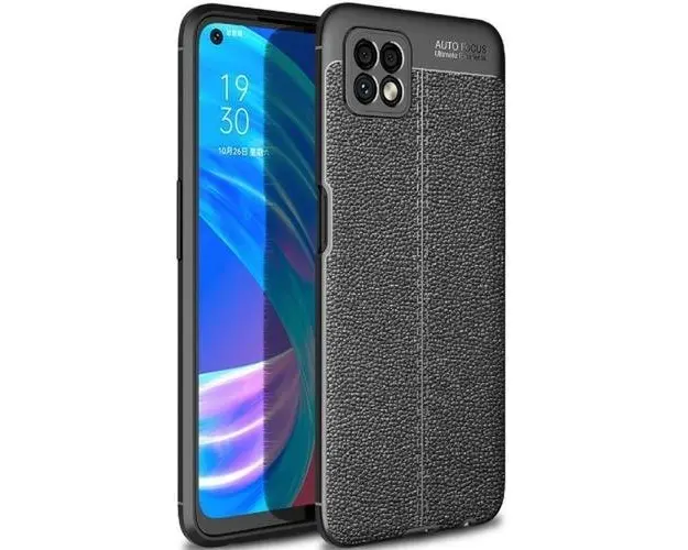 Husa Protectie Spate Lemontti SYA001178001A pentru Oppo A72 5G (Negru)