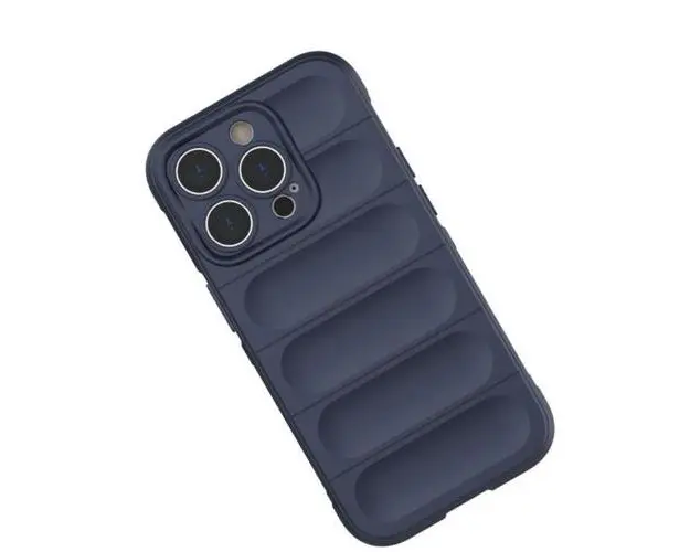 Husa Lemontti Magic Shield iPhone 14 Pro (Bleumarin)