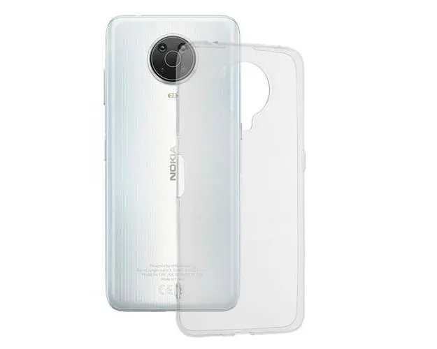 Husa Protectie Spate Lemontti LEMHSNG10TR pentru Nokia G10 (Transparent)