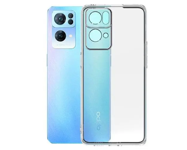Husa Protectie Spate Lemontti pentru Oppo Reno7 Pro 5G (Transparent)
