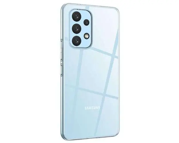 Husa Protecte Spate Lemontti LEMHSA234GTR, Silicon, pentru Samsung Galaxy A23 4G / A23 5G (Transparent)
