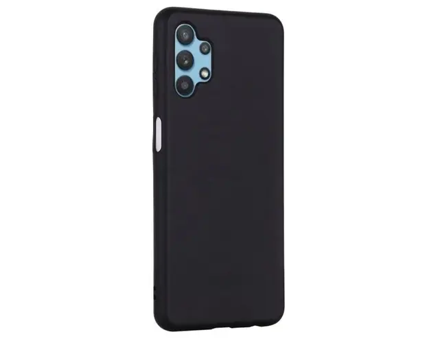 Husa Protectie Ecran Lemontti LEMSLKA324GN pentru Samsung Galaxy A32, Silicon (Albastru)