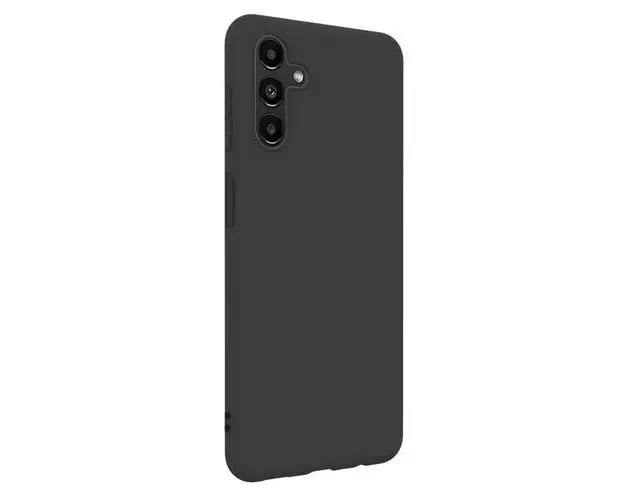 Husa Protectie Spate Lemontti Silky pentru Samsung Galaxy A13 5G (Negru)