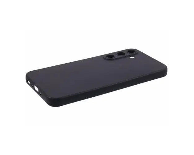 Husa Lemontti Silicon Silky Samsung Galaxy A55, Negru