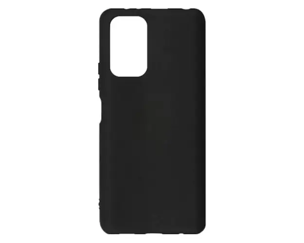 Husa Protectie Spate Lemontti Silicon Silky pentru Xiaomi Redmi Note 10s 4G (Negru)