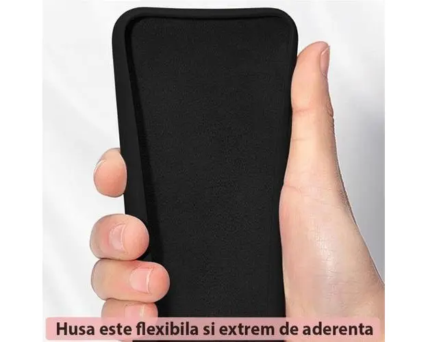 Husa Silicon Soft Edge Lemontti Honor Magic6 Lite, Negru