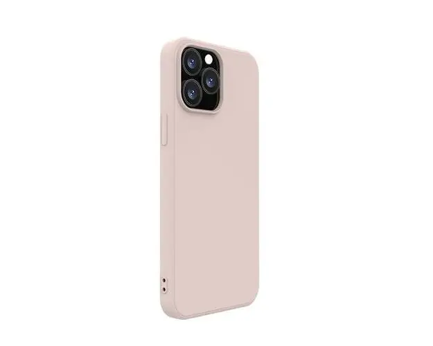 Husa Protectie Spate Lemontti Silicon Soft Slim LHSSSI13PMPS pentru iPhone 13 Pro Max (Roz)
