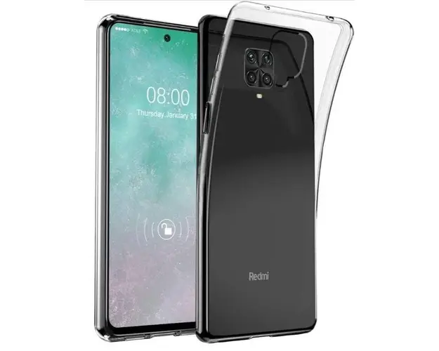 Protectie Spate Lemontti LEMHSILRN9P4GTR pentru Xiaomi Redmi Note 9 Pro 4G (Transparent)