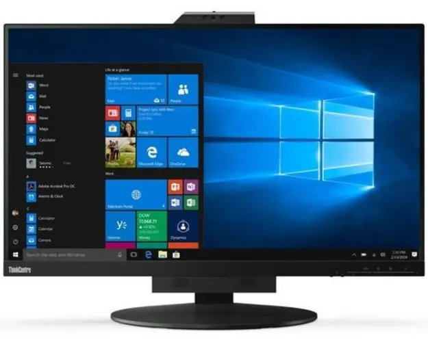 Monitor IPS LED Lenovo Monitor ThinkCentre Tiny In One 27 27inch, QHD (2560 x 1440), HDMI, DisplayPort (Negru)