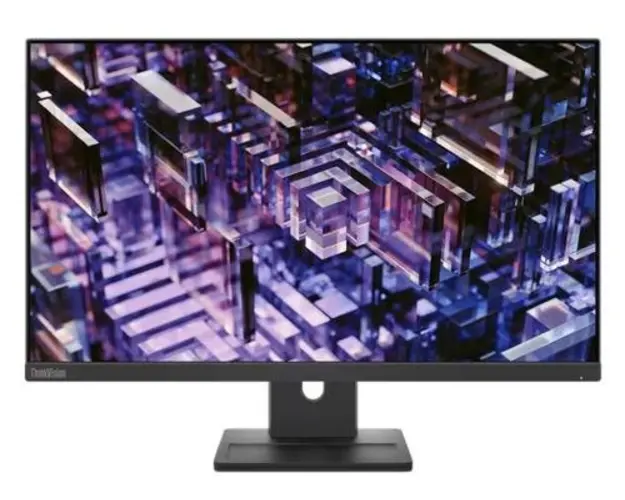 Monitor IPS LED Lenovo ThinkVision 23.8inch E24q-30, QHD (2560 x 1440), HDMI, DisplayPort, Boxe, Pivot (Negru)