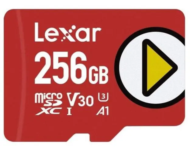 Card de memorie Lexar PLAY microSDXC, 256GB, UHS-I U3, V30, A1, Clasa 10