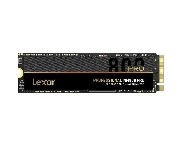 SSD Lexar Professional NM800 PRO, 2TB, M.2 2280, PCIe Gen4x4, NVMe, radiator