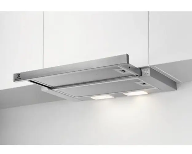Hota incorporabila telescopica Electrolux LFP326S, 410 mc/h, 60 cm (Argintiu)