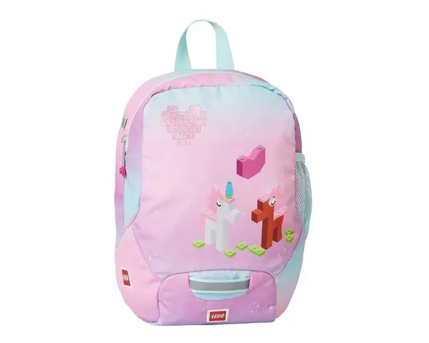 Rucsac gradinita LEGO design Iconic Sparkle (Roz)