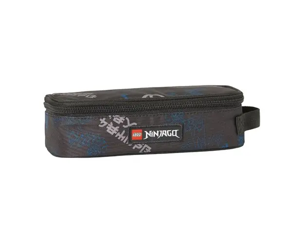 Penar rectangular neechipat, cu fermoar, LEGO design NinjaGo Arin (Negru)