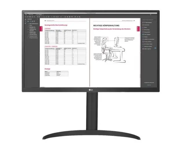 Monitor IPS LED LG 27inch 27BP55U-B, UHD (3840 x 2160), HDMI, DisplayPort, Pivot (Negru)