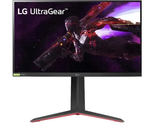 Monitor Gaming Nano IPS LED LG 27inch 27GP850P-B, QHD (2560x1440), HDMI, DisplayPort, AMD FreeSync, Nvidia G-Sync, 180 Hz, 1 ms (Negru/Rosu)
