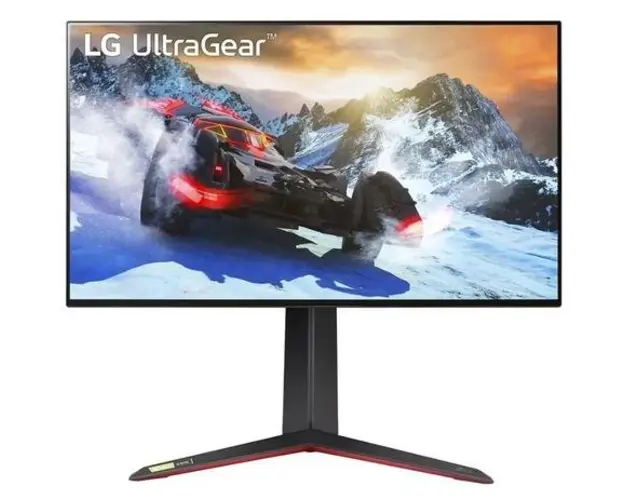Monitor Gaming IPS LED LG 27inch 27GP95RP-B, UHD (3840 x 2160), HDMI, DisplayPort, Pivot, 160 Hz, 1 ms (Negru)