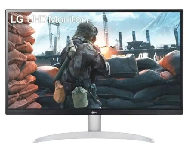 Monitor IPS LED LG 27inch 27UP650P-W, UHD (3840 x 2160), HDMI, DisplayPort, AMD FreeSync, Pivot (Alb/Argintiu) 