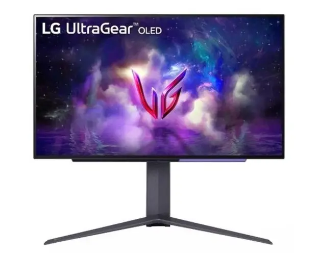 Monitor Gaming OLED LG 26.5inch 27GS95QE-B, QHD (2560 x 1440), HDMI, DisplayPort, 240 Hz, 0.03 ms (Negru)