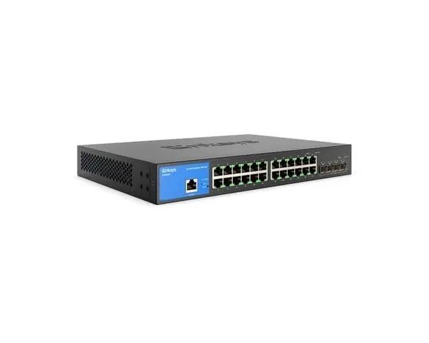 Switch Linksys LGS328C-EU, 24 Porturi, Managed, Gigabit