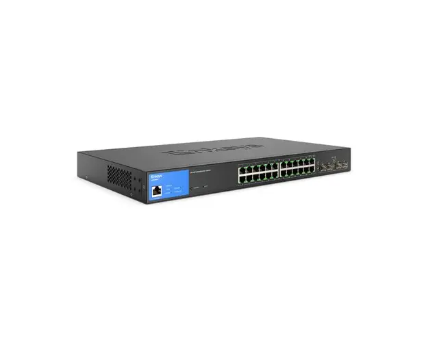 Switch Linksys LGS328PC-EU, 24 porturi, Managed, PoE+, Gigabit