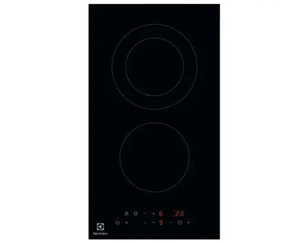 Plita incorporabila Electrolux LHR3233CK, Vitroceramica, 2 Zone de gatit, 29 cm (Negru)