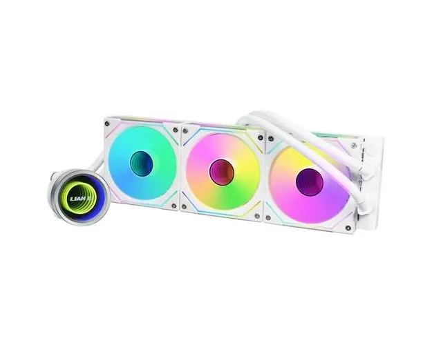 Cooler CPU Lian Li Galahad II 360 Trinity SL-INF, iluminare ARGB, 3x 120mm, 2100 rpm, PWM (Alb)