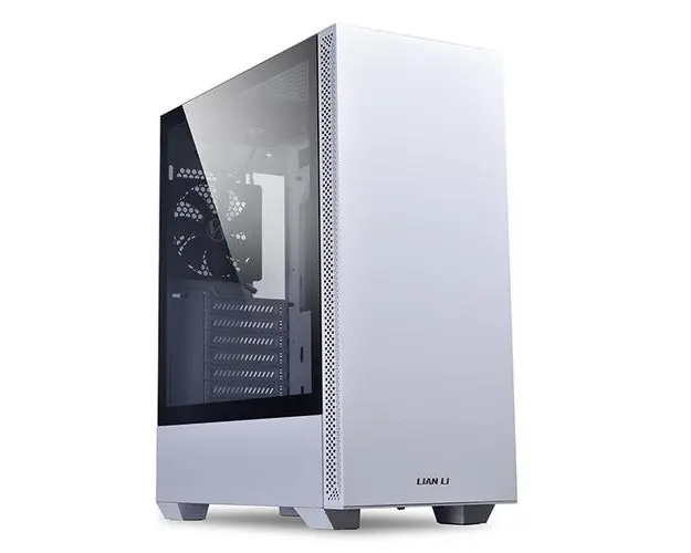 Carcasa Lian Li Lancool 205, Middle Tower, fara sursa, ATX, E-ATX (Alb)