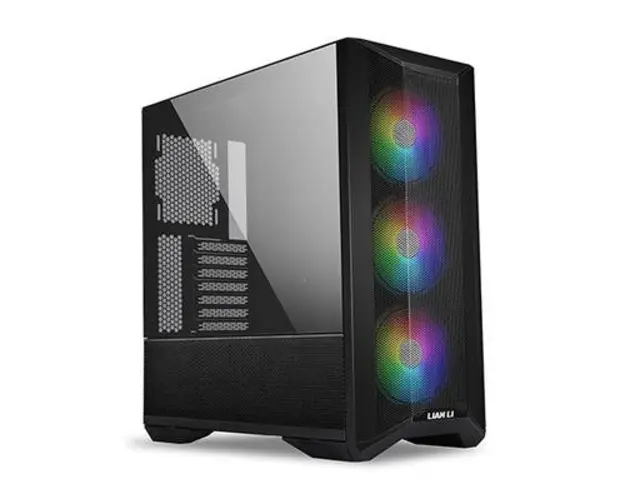 Carcasa Lian Li LANCOOL II Mesh C RGB, Middle Tower, fara sursa, ATX, E-ATX (Negru)