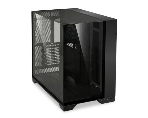 Carcasa Lian Li O11 Vision, Middle Tower, fara sursa, ATX, E-ATX (Negru)