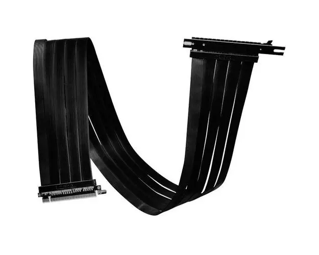 Kit montare verticala a placii video Lian Li PW-PCIV-4-90X, Pentru O11D EVO XL, PCIe 4.0, 900 mm (Negru)