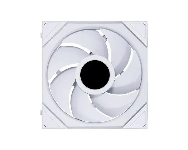 Ventilator Lian Li UNI FAN TL LCD, iluminare ARGB, 120mm, 1900 rpm, Ecran 1.6inch, PWM (Alb)