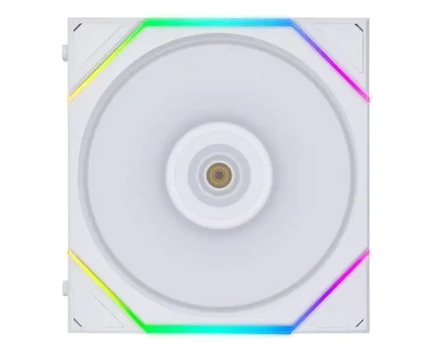 Ventilator Lian Li UNI FAN TL Reverse Blade, iluminare ARGB, 120 mm, 2300 rpm, PWM (Alb)