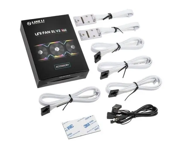 Hub ventilatoare Lian Li UNI HUB SLV2 Controller, Pana la 16 ventilatoare (Alb/Negru)