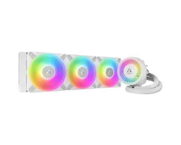 Cooler CPU Arctic Liquid Freezer III 420, iluminare aRGB, Racire cu lichid, 3x 140mm, PWM (Alb)