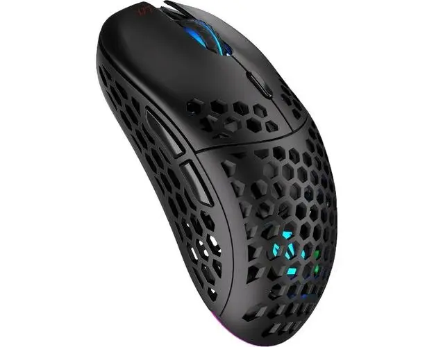 Mouse gaming optic Endorfy LIX Wireless, iluminare RGB, 16000 dpi (Negru)