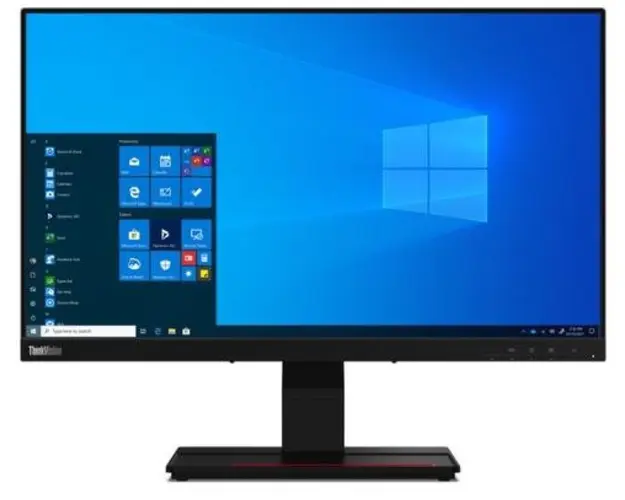 Monitor IPS LED Lenovo ThinkVision 23.8inch T24t-20 Touch, Full HD (1920 x 1080), HDMI, DisplayPort, Touchscreen (Negru)
