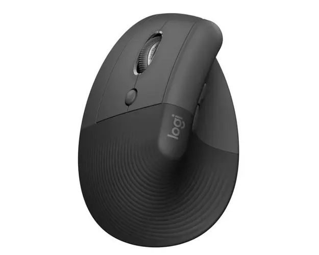 Mouse Wireless Logitech Lift Left Business, Bluetooth, 4000 DPI, recomandat pentru mana stanga (Negru)