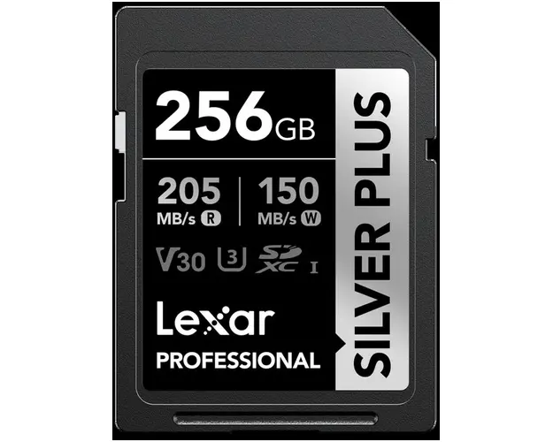 Card de memorie Lexar Professional SILVER Plus 1066x LSDSIPL256G-BNNNG, 256GB, SDXC, UHS-I U3 A2, V30