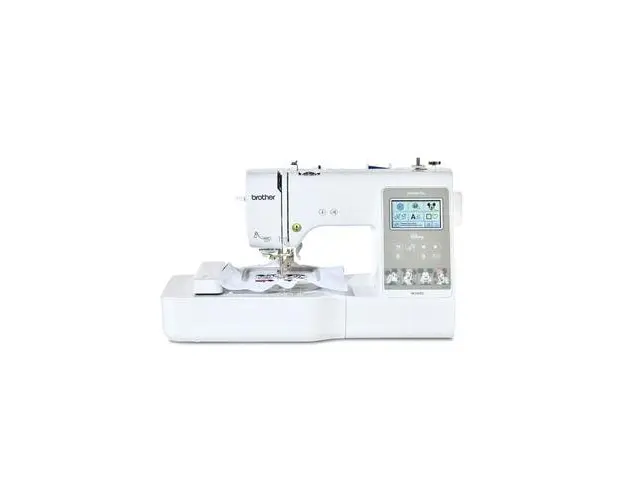 Masina de brodat Brother Innov-is M340ED, 135 modele broderie, 11 fonturi integrate, Wi-Fi, Port USB, Iluminare LED (Alb)