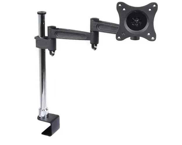 Suport monitor birou Maclean MC-628, 13inch-27inch, 15 Kg (Negru/Argintiu)
