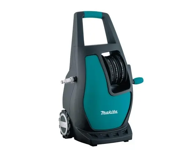 Aparat de spalat cu presiune si apa rece Makita HW111, 1700 W, 110 bar, 370 l/h (Negru/Albastru)