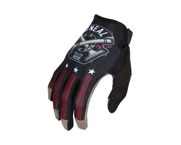 Manusi Ciclism O'Neal Mayhem Piston V.23 - XL/10, Negru-Alb-Rosu