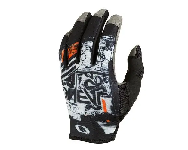 Manusi Ciclism O'Neal Mayhem Scarz V.22 - L/9, Negru-Gri-Portocaliu