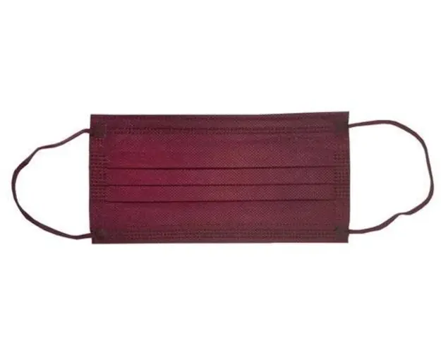 Masca medicala Dr. Mayer DRM-CFFMPR, 4 Straturi, 50 buc. (Burgundy)