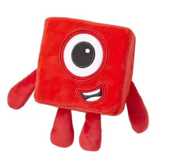 Mascota din plus Numberblocks Unu